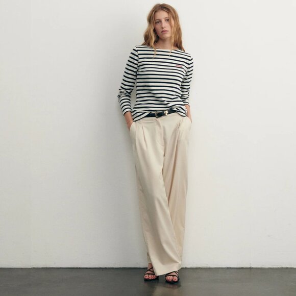 Maison Labiche Sailor Shirt Wild Thing Gold Embroidery size S Cotton Nautical - Picture 11 of 11